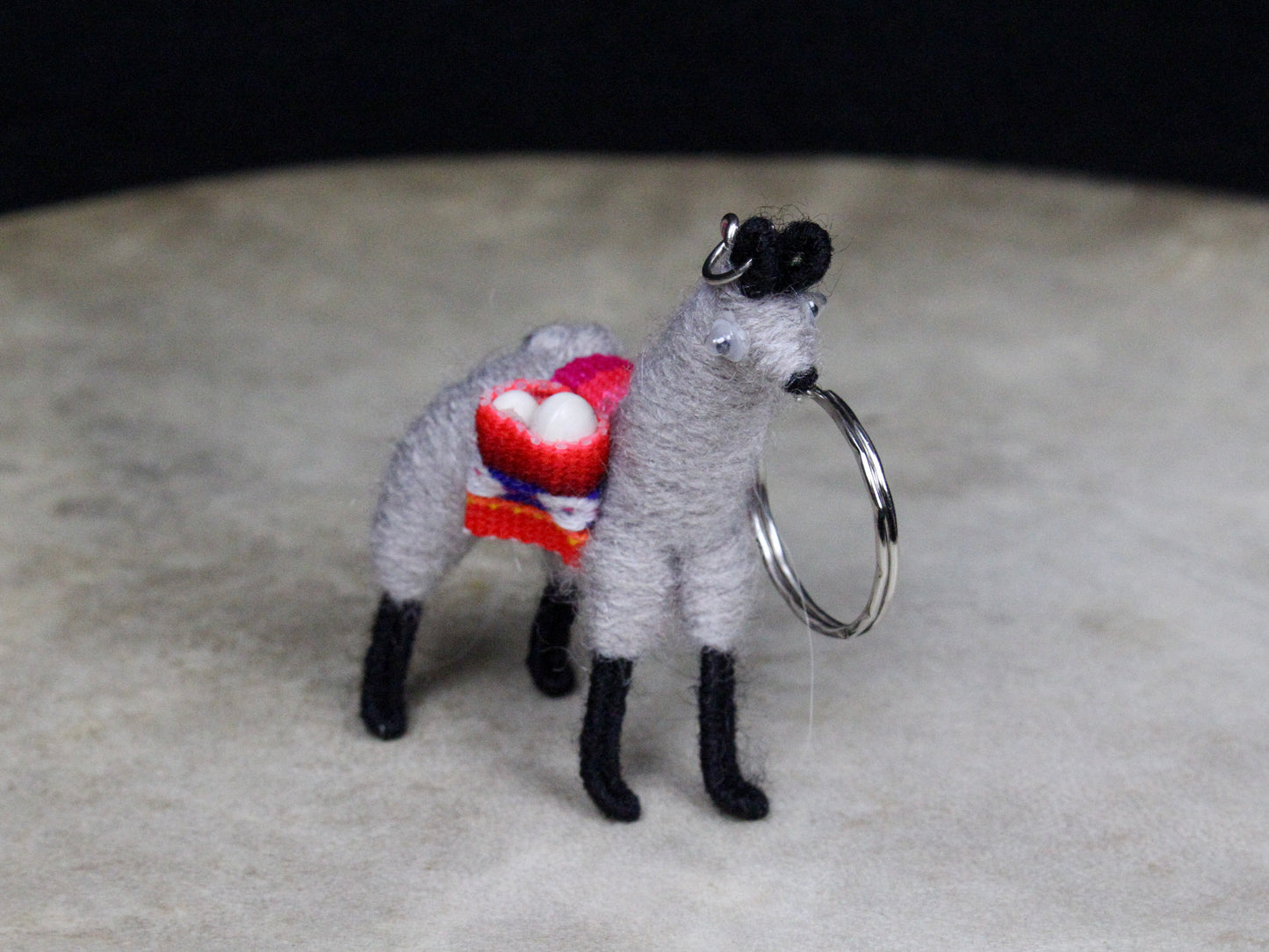 Colorful Alpaca Keychain