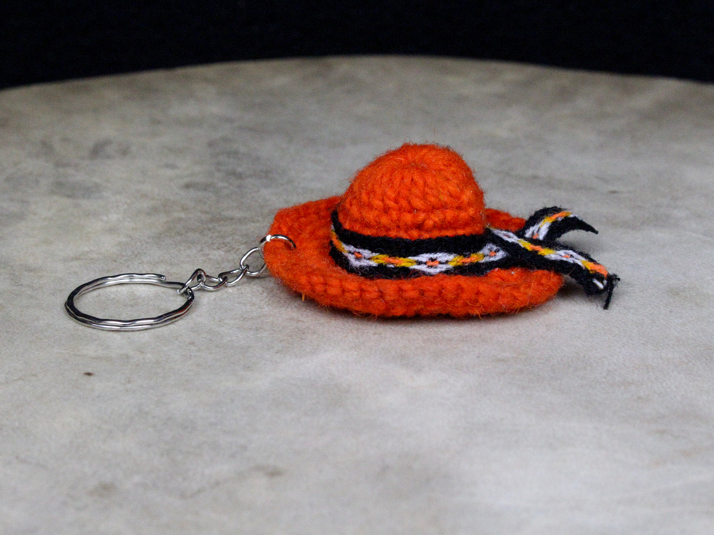 Mini Wool Hat Keychain
