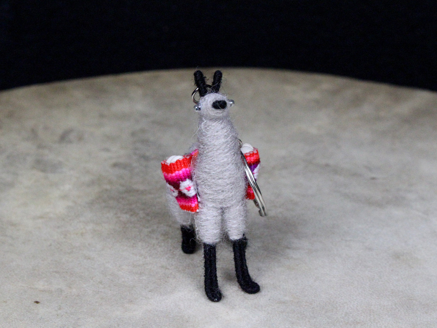 Colorful Alpaca Keychain