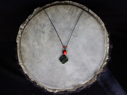Serpentine Chakana Protection Necklace