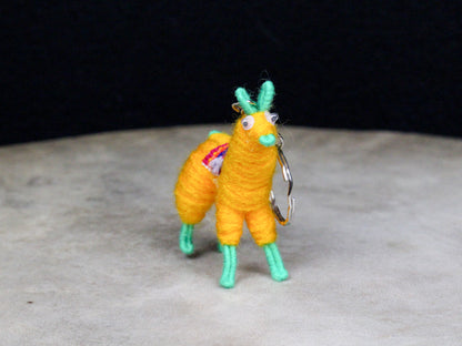 Colorful Alpaca Keychain
