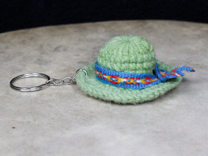 Mini Wool Hat Keychain