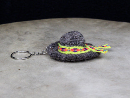 Mini Wool Hat Keychain