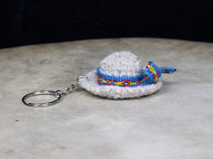 Mini Wool Hat Keychain