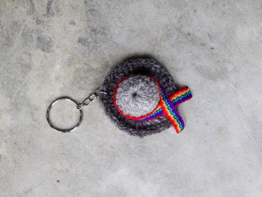 Mini Wool Hat Keychain