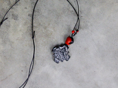 Ceramic Chakana Protection Necklace