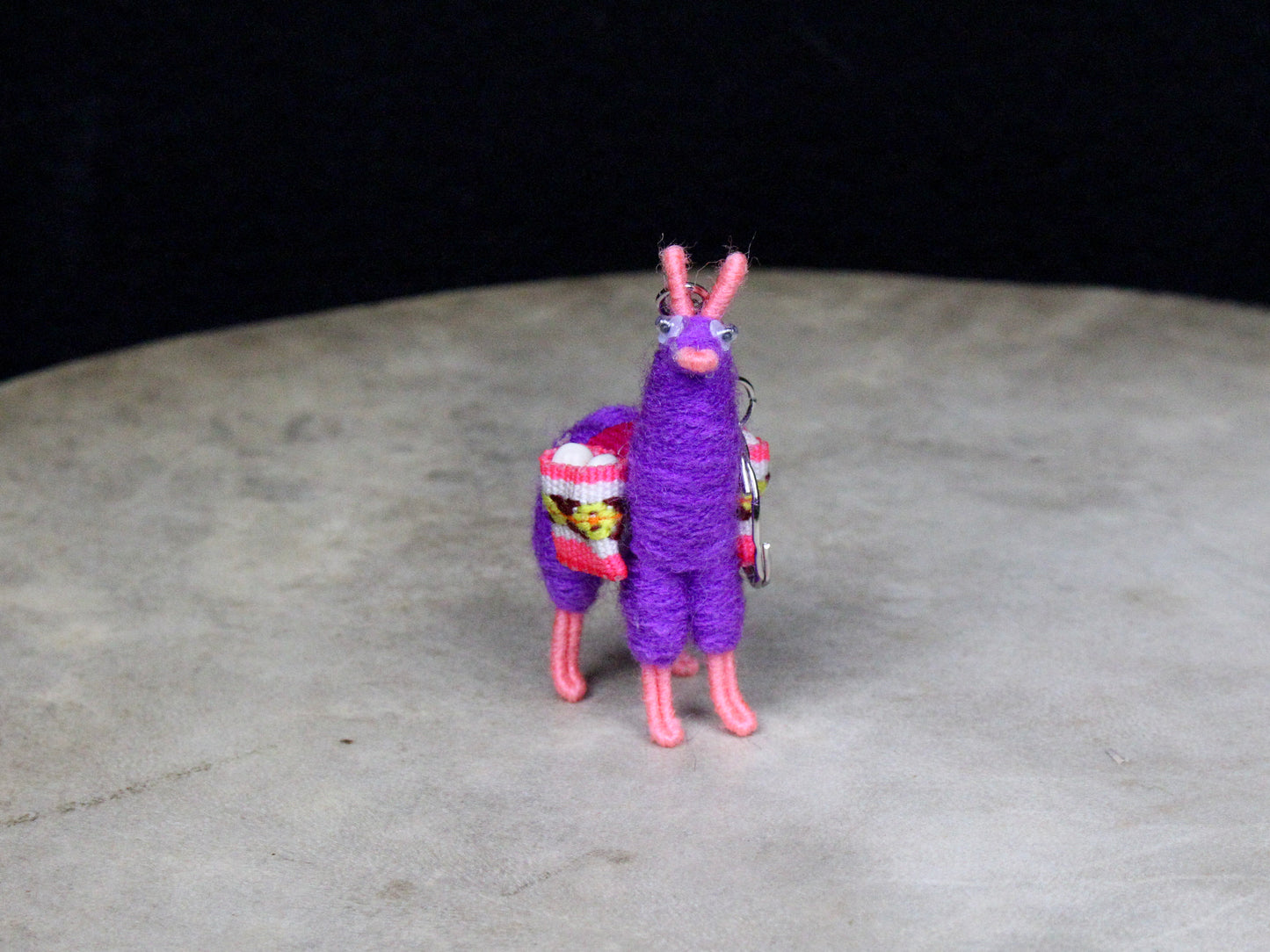 Colorful Alpaca Keychain