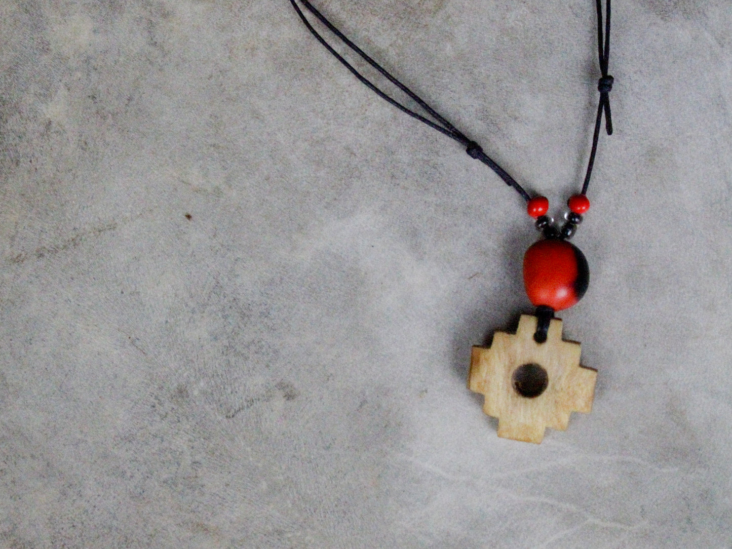 Palo Santo Chakana Protection Necklace