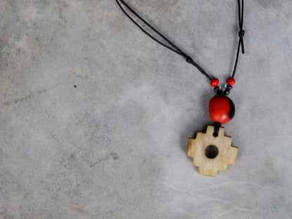 Palo Santo Chakana Protection Necklace