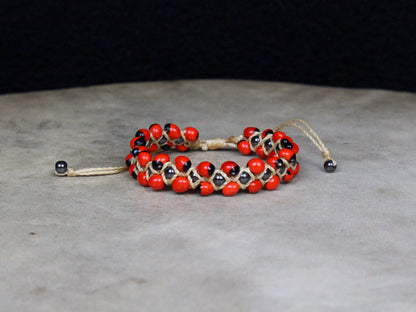 Handmade Huayruro Protection Bracelets