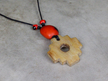 Palo Santo Chakana Protection Necklace