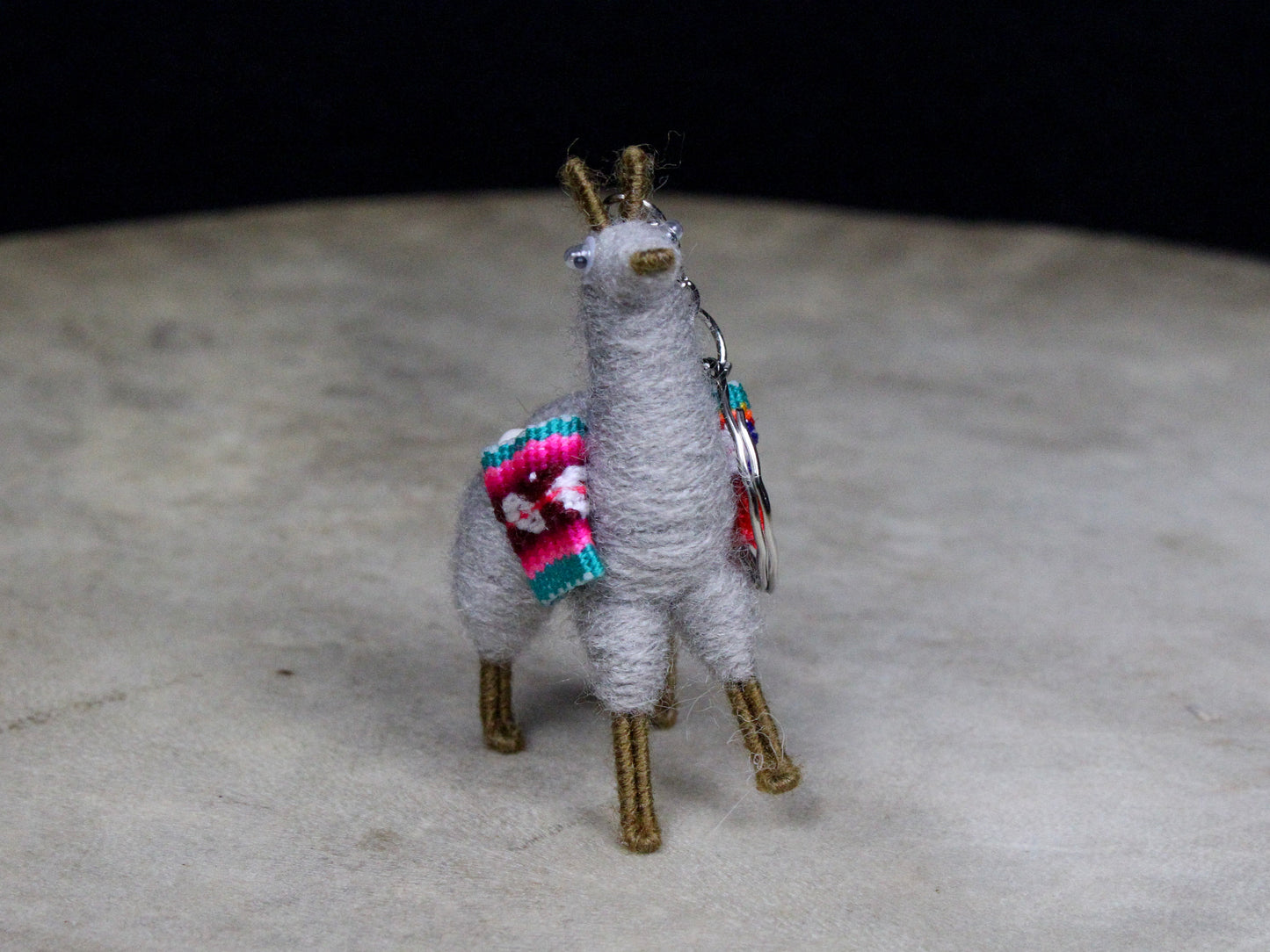 Colorful Alpaca Keychain