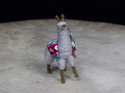 Colorful Alpaca Keychain