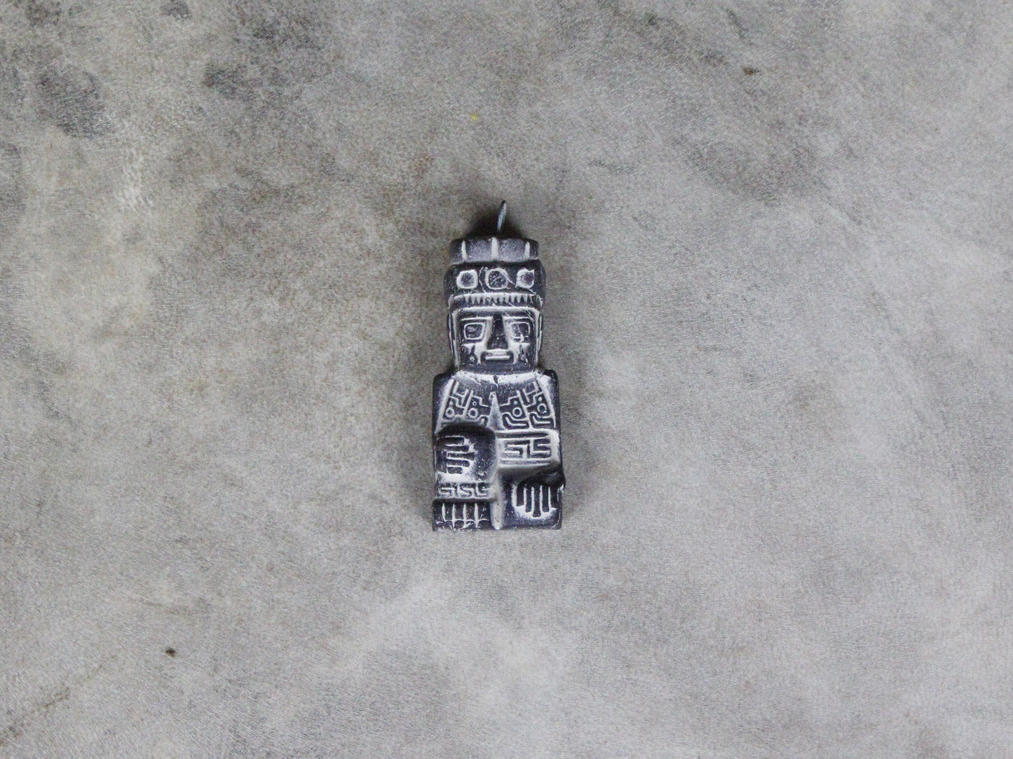 Andean Ceramic Deity Statue