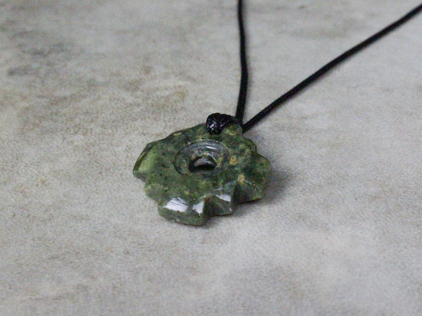 Serpentine Chakana Protection Necklace