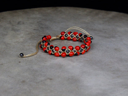 Handmade Huayruro Protection Bracelets