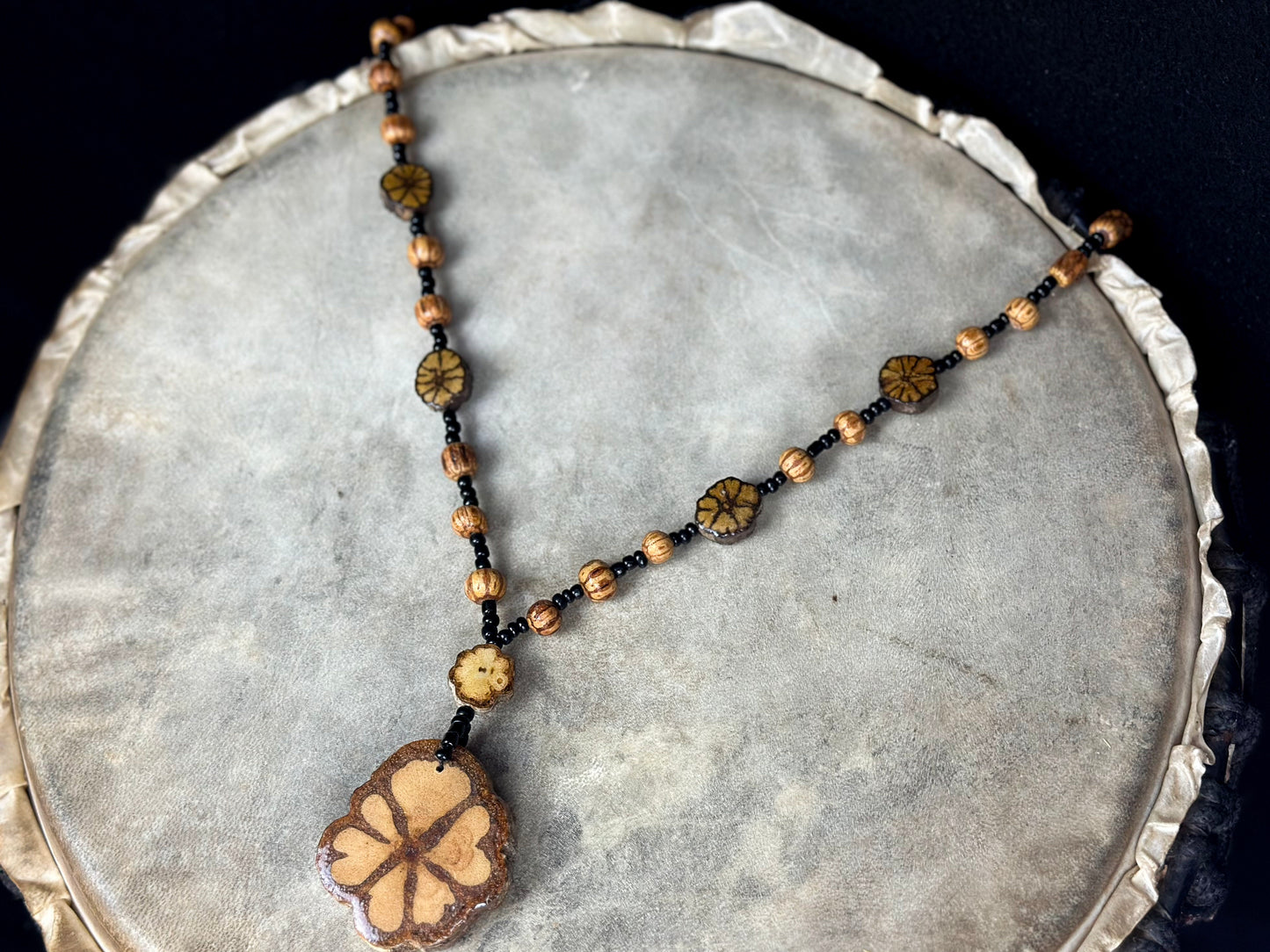 Ayahuasca Spiritual Eco-Friendly Necklace Large Size