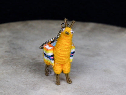 Colorful Alpaca Keychain