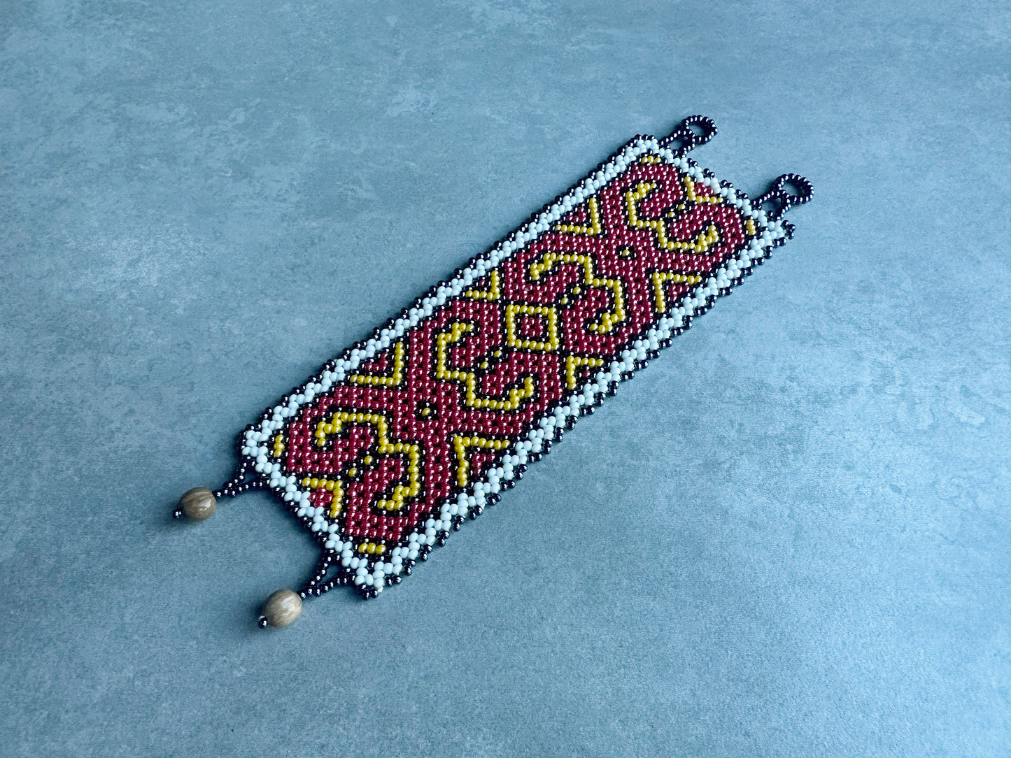 Authentic Shipibo Beaded Cuff