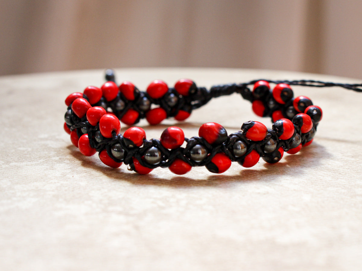 Handmade Huayruro Protection Bracelets