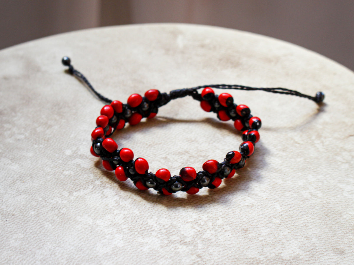 Handmade Huayruro Protection Bracelets
