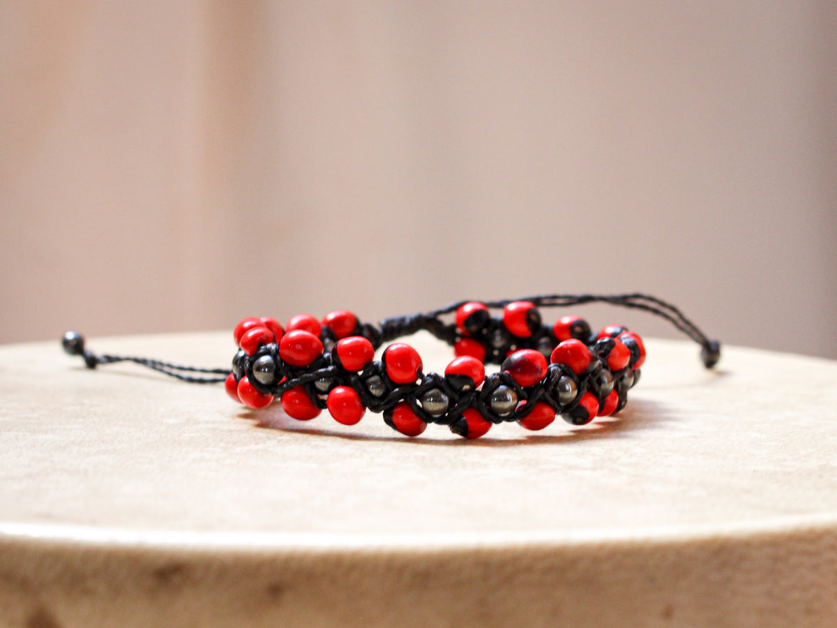 Handmade Huayruro Protection Bracelets