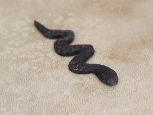 Handmade Metal Snake Figurine | Small Snake Sculpture