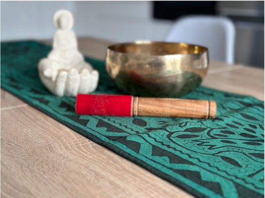 Handpainted Large Shipibo Altar Cloth