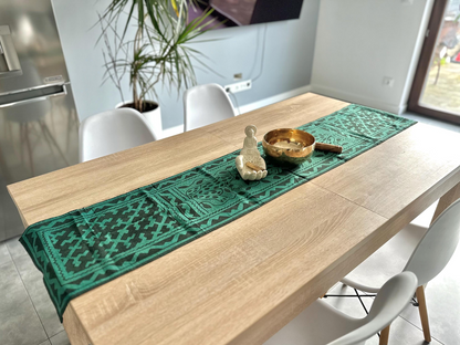Handpainted Large Shipibo Altar Cloth